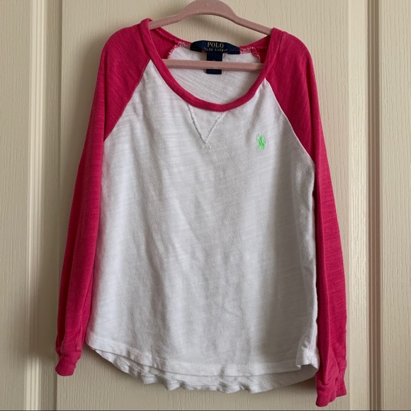 Girl’s Ralph Lauren Shirt Long-Sleeved Knit Top - Picture 2 of 4